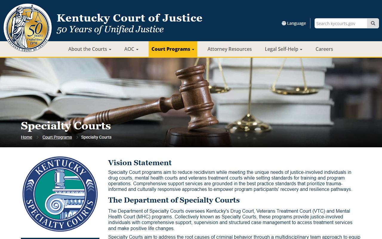 Fayette County court dockets Kentucky Specialty Courts source