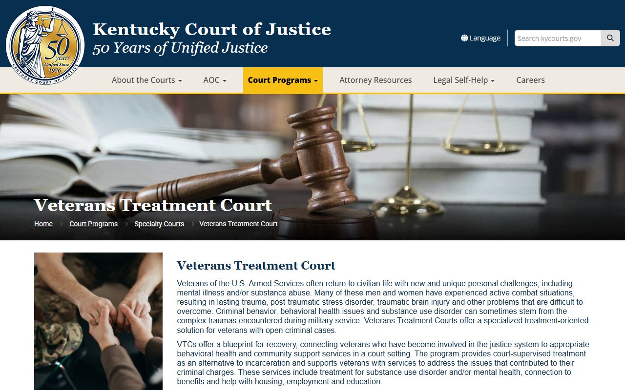Fayette County court dockets Veterans Treatment Court source